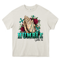 Cream Western Humble 1 Pete 5 6 Heavy Core Tee - BundleAndBundleShop