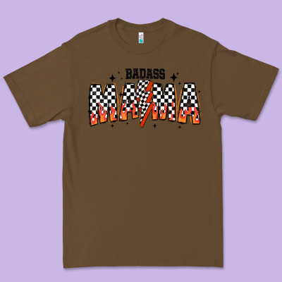 Baddas Mama Premium Tee Designed By Cowhidedigitalart