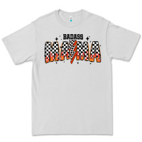 Dove Grey baddas mama Premium Tee - CowhideDigitalArt