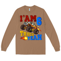 Toasted Coconut i'am six truck yeah Long Sleeve Tee - Artiststas