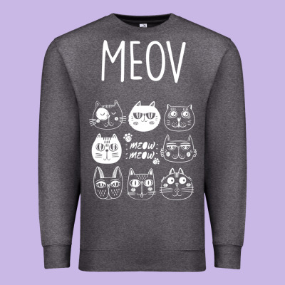Meow Premium Sweatshirt Designed By Bettercallsaul