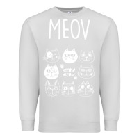 Dove Grey Meow Premium Sweatshirt - Bettercallsaul