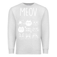 Oatmeal Heather Meow Premium Sweatshirt - Bettercallsaul
