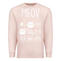Pale Pink Meow Premium Sweatshirt - Bettercallsaul