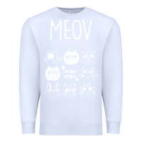 White Meow Premium Sweatshirt - Bettercallsaul