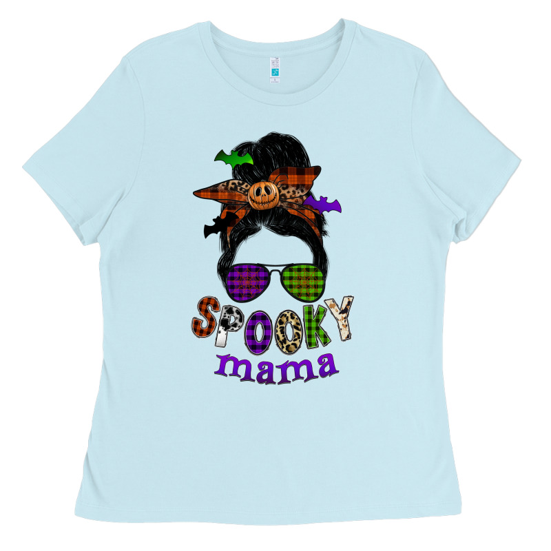 Spooky Mama Ladies Tee by SublimationCraftShop | Teevron