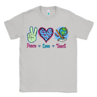 Moon Dust Peace Love Teach Classic Tee - Jasminsmagicworld