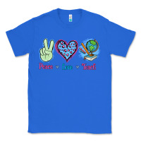 True Royal Peace Love Teach Classic Tee - Jasminsmagicworld