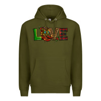 Army Green Christmas boots love Premium Hoodie - RanaPortraitStore