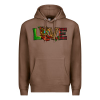 Chestnut Christmas boots love Premium Hoodie - RanaPortraitStore