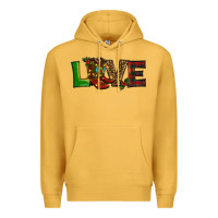 Mustard Christmas boots love Premium Hoodie - RanaPortraitStore