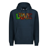 Navy Christmas boots love Premium Hoodie - RanaPortraitStore