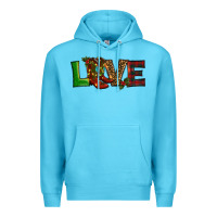 Ocean Blue Christmas boots love Premium Hoodie - RanaPortraitStore