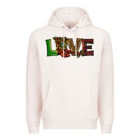 Pale Pink Christmas boots love Premium Hoodie - RanaPortraitStore