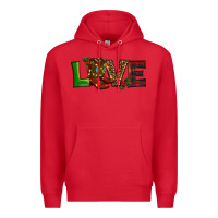 Red Christmas boots love Premium Hoodie - RanaPortraitStore