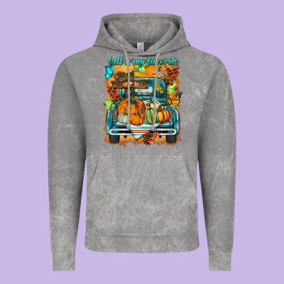 Fall Is My Favorite Vintage Hoodie Designed By Barkaloodesign