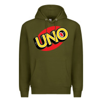 Army Green UNO Card Game Premium Hoodie - baoMotion
