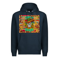 Navy cinco de mayo sombrero skull Premium Hoodie - BarkalooDesign