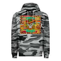 Slate Camo cinco de mayo sombrero skull Premium Hoodie - BarkalooDesign