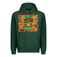 Sports Green cinco de mayo sombrero skull Premium Hoodie - BarkalooDesign