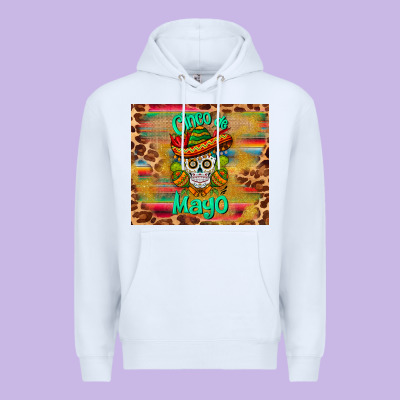 Cinco De Mayo Sombrero Skull Premium Hoodie Designed By Barkaloodesign