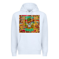 White cinco de mayo sombrero skull Premium Hoodie - BarkalooDesign
