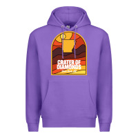 Purple crater of diamonds state park arkansas Premium Hoodie - baoMotion