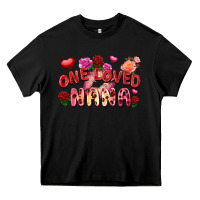 Black one loved nana Heavy Core Tee - FaDigitalArtStudio