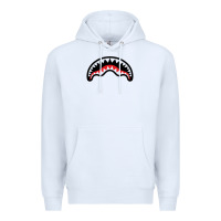 White Hype Shark Premium Hoodie - baoMotion