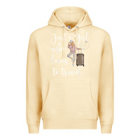 Pina Colada just a girl who loves to travel traveling women nomad t shirt Premium Hoodie - baoMotion