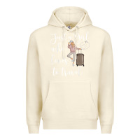 Sandshell just a girl who loves to travel traveling women nomad t shirt Premium Hoodie - baoMotion