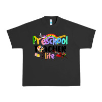 Pigment Black Preschool Teacher Life Urban Heavy Tee - LillyAllenDesigns