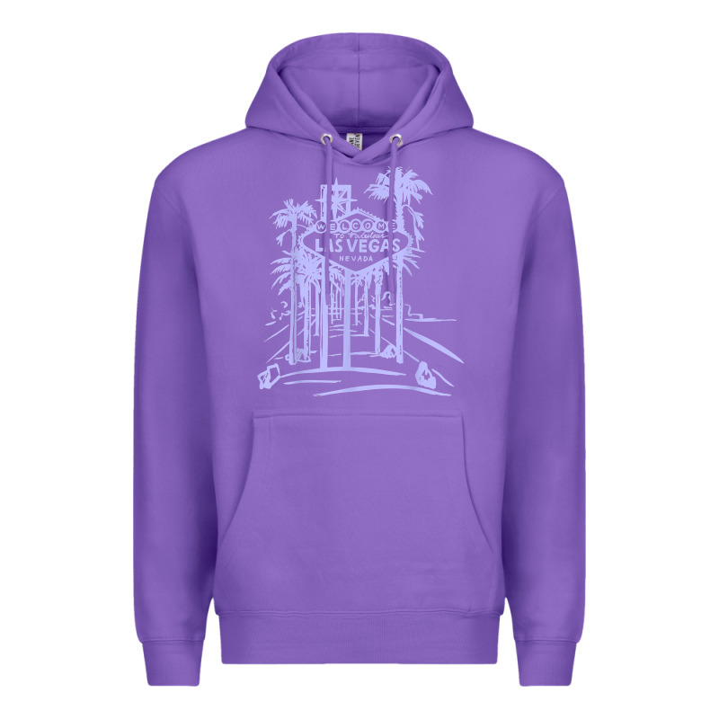 Las Vegas Strip Retro Famous Sign Nevada Traveler Souvenir T Shirt Premium Hoodie by baoMotion | Teevron