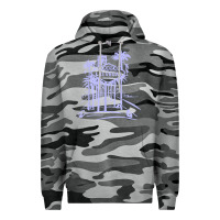 Slate Camo las vegas strip retro famous sign nevada traveler souvenir t shirt Premium Hoodie - baoMotion