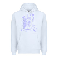 White las vegas strip retro famous sign nevada traveler souvenir t shirt Premium Hoodie - baoMotion