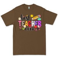 Cacao iBest Teacher Ever Premium Tee - CowhideDigitalArt
