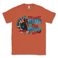 Copper She love Jesus and America too Classic Tee - FaDigitalArtStudio