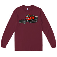 Burgundy snowcat Long Sleeve Tee - Artiststas