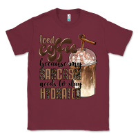 Burgundy iced coffee because my sarcasm needs to stay hydrated Classic Tee - BarkalooDesign