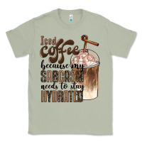 Matcha iced coffee because my sarcasm needs to stay hydrated Classic Tee - BarkalooDesign