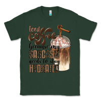 Sports Green iced coffee because my sarcasm needs to stay hydrated Classic Tee - BarkalooDesign