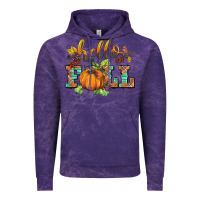 Cloud Purple hello fall pumpkin Vintage Hoodie - BarkalooDesign