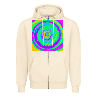 Sandshell tye die pattern Zipper Hoodie - RanaPortraitStore
