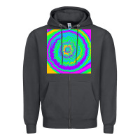 Smoke tye die pattern Zipper Hoodie - RanaPortraitStore