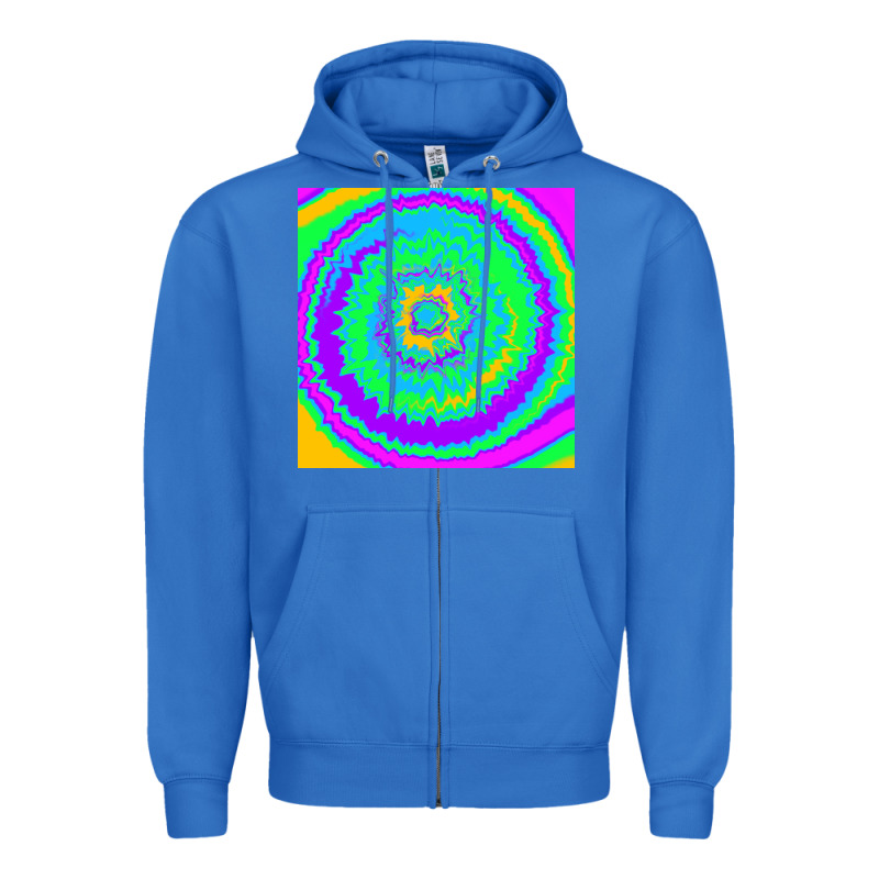 Tye Die Pattern Zipper Hoodie by RanaPortraitStore | Teevron