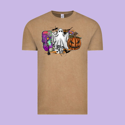 Boo Vintage Tee Designed By Sublimationcraftshop