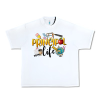 White Principal Life Urban Heavy Tee - LillyAllenDesigns