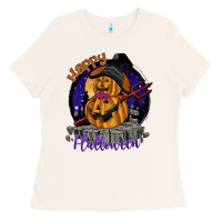 Bone Happy Halloween Ladies Tee - SublimationCraftShop