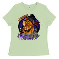 Matcha Happy Halloween Ladies Tee - SublimationCraftShop
