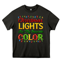 Asphalt christmas lights are my favorite color Heavy Core Tee - FaDigitalArtStudio